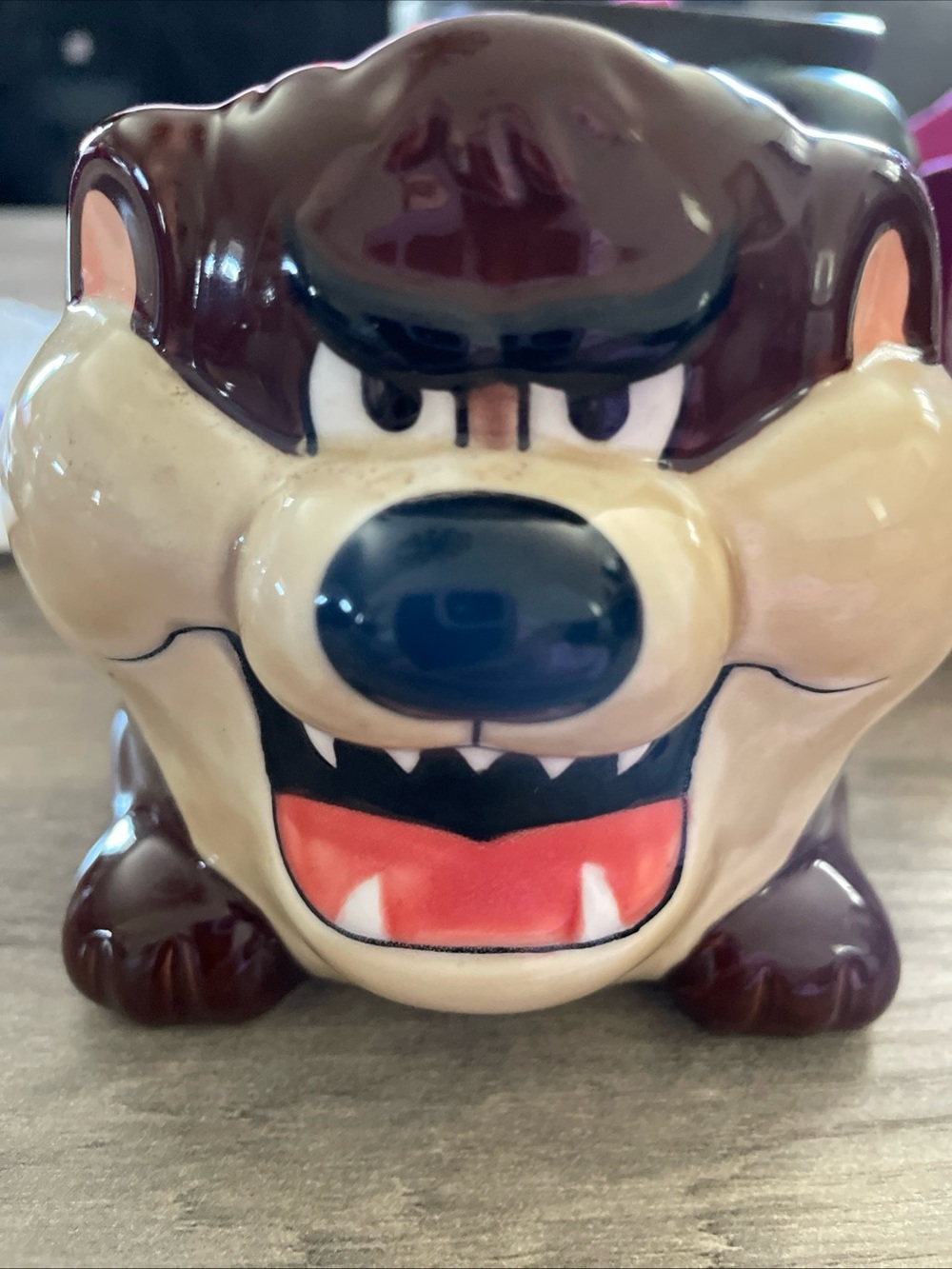 Vintage 80’s warner bros Tasmanian Devil National lampoon Clark Griswold Mug - Picture 8 of 8